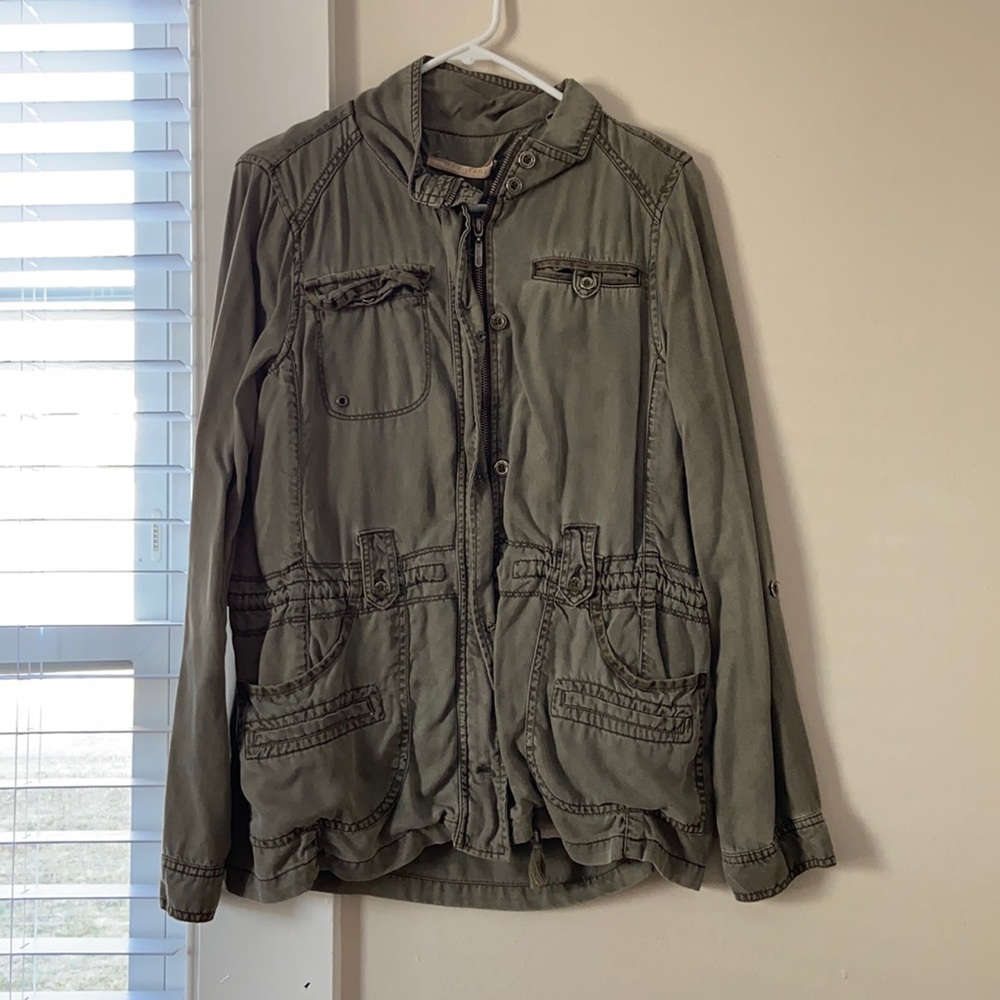 Army green jacket